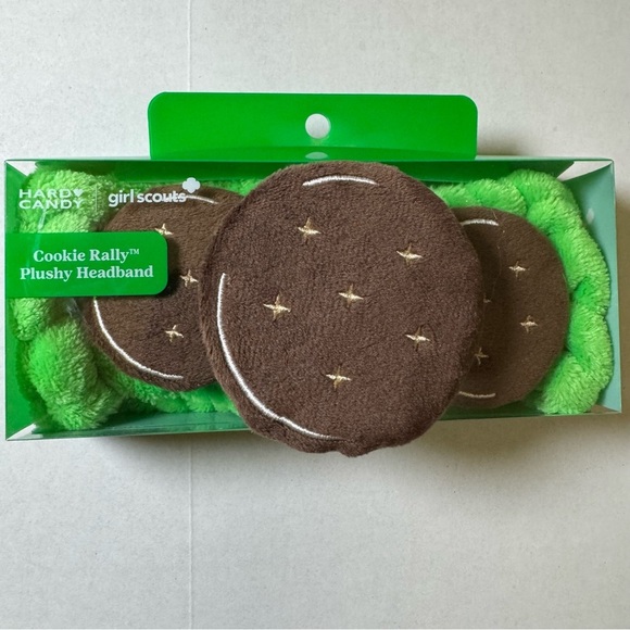 Hard Candy Girl Scouts Cookie Rally™ Extra Plushy Headband in Thin Mints™, Green - Picture 5 of 5